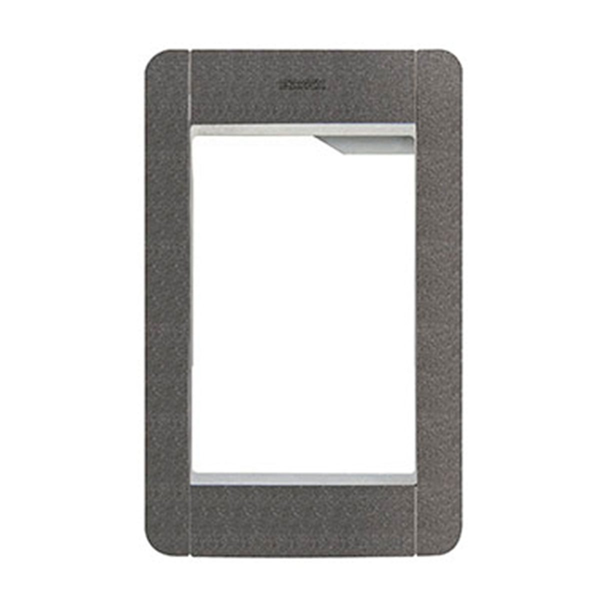 Vimar Pixel frame+plate 1M slate grey