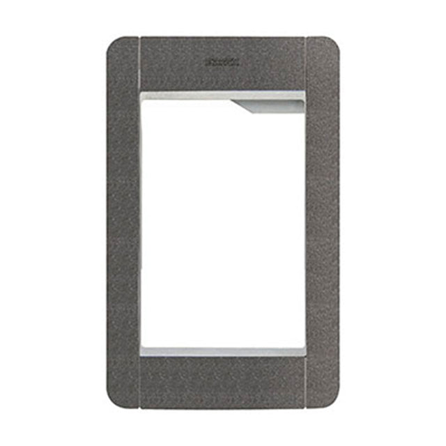 Vimar Pixel frame+plate 1M slate grey