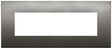Vimar Arke Classic Plate 7M Metal Black Chrome