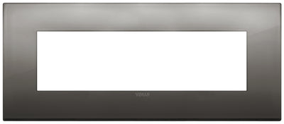 Vimar Arke Classic Plate 7M Metal Black Chrome