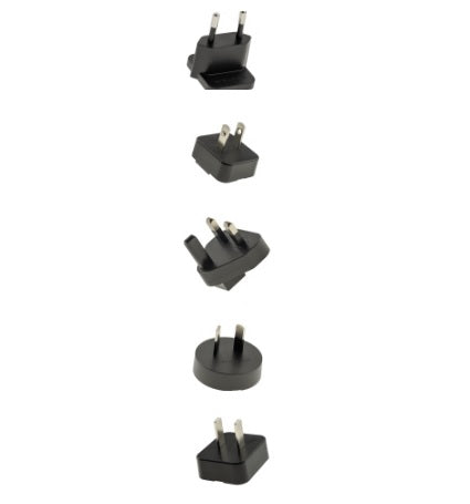 Mean Well AC PLUG-MIX4 AC plug Set Connector for NGE Adapter (Contains EU, US, UK, AU and CN Connector)