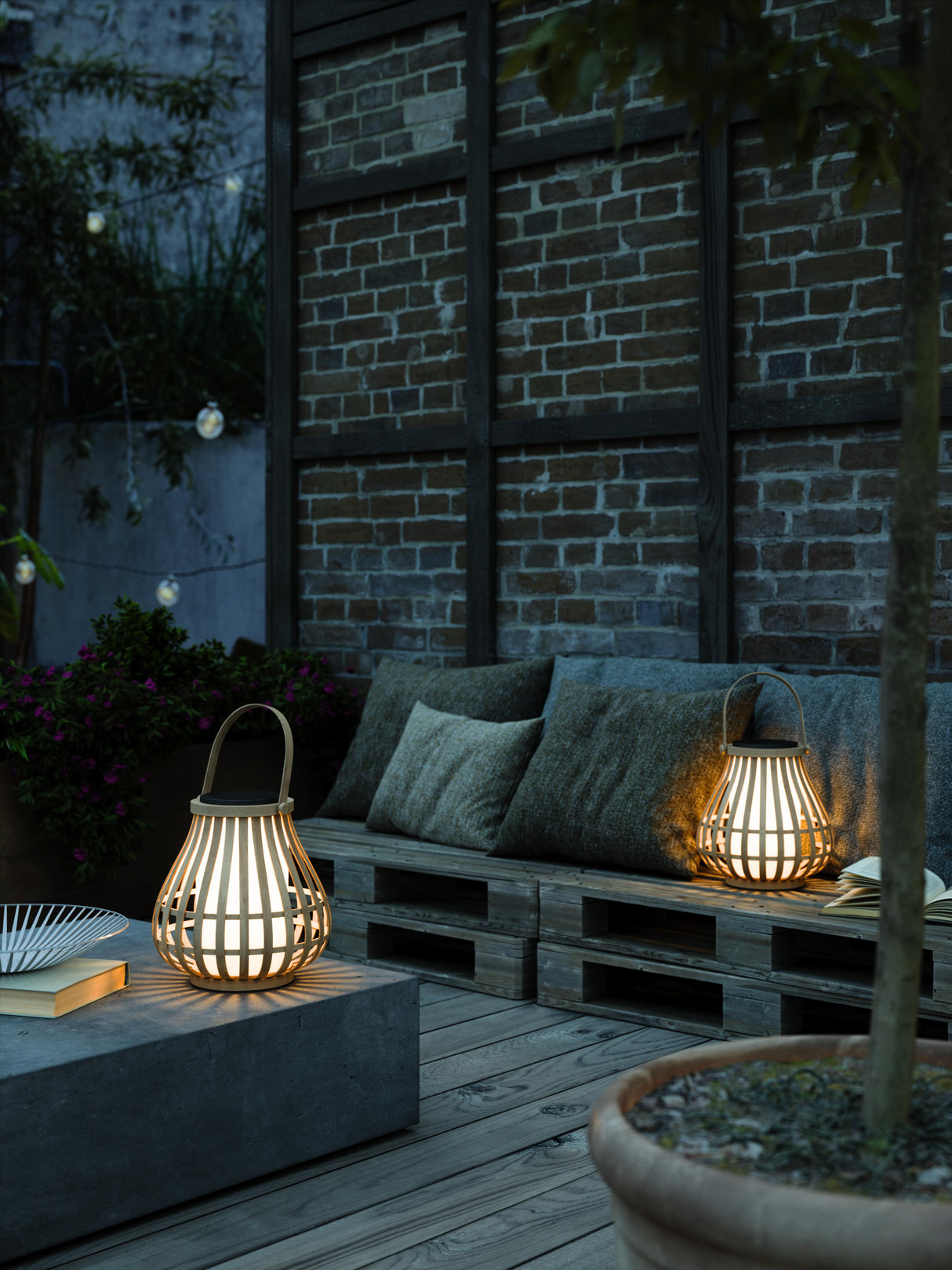 Nordlux Leo To-Go LED Solar Bamboo 4W Brown - PHOTO 2