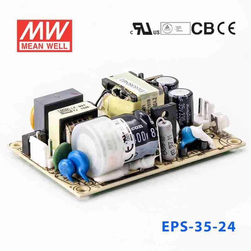 Mean Well EPS-35-24 Power Supply 36W 24V 1.5A