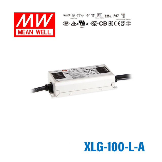 Mean Well XLG-100-L-A AC-DC Single output LED driver Constant Power Mode 100W 1.05A