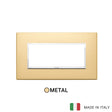 Vimar Eikon Evo Plate 5M Aluminium Satin Gold