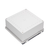 Boxco P-Series 350x350x180mm Plastic Enclosure, IP67, IK08, PC, Transparent Cover, Molded Hinge and Latch Type - PHOTO 1