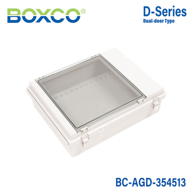 Boxco BC-AGD-354513 Dual Door Enclosure 350×450×130mm ABS Plastic