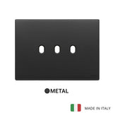 Vimar Eikon Plate 3Mx3 Vintage Anthracite Grey