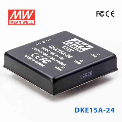 Mean Well DKE15A-24 DC-DC Converter - 15W - 9~18V in ±24V out 313mA