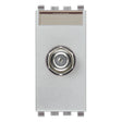 Eikon F Type Female Socket Connector Silver