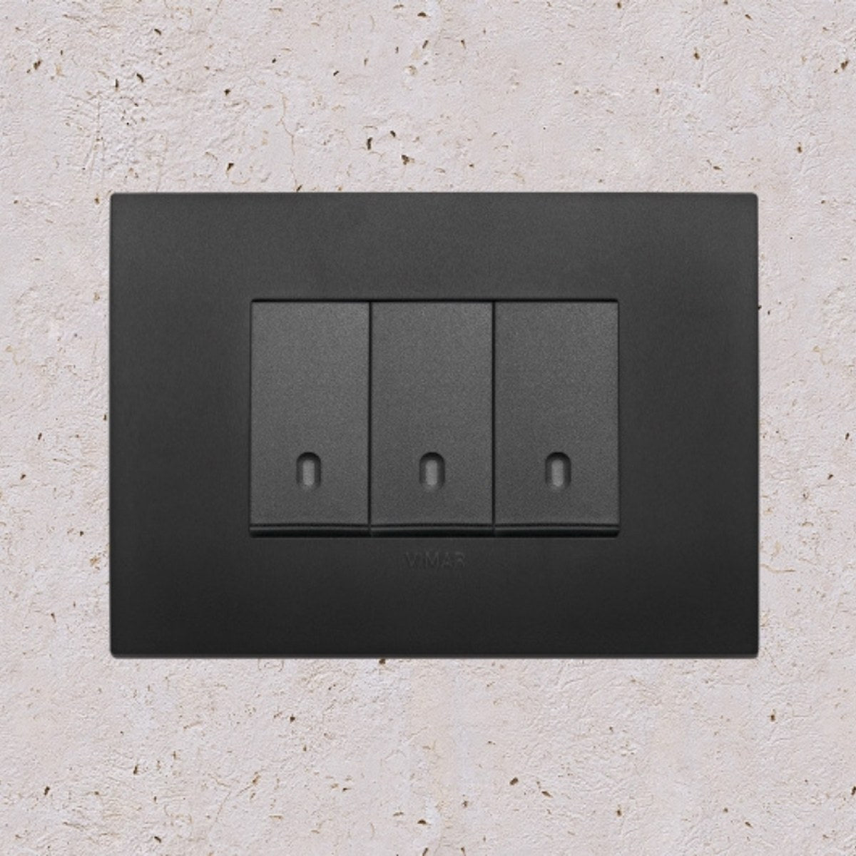 Vimar Arke Plastic 3 Gang switch - Black - 16A - PHOTO 15