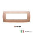 Vimar Arke Round Plate 7M Metal Brushed Copper