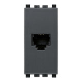 Eikon RJ11 Phone Jack 6/4 Grey