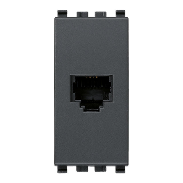 Eikon RJ11 Phone Jack 6/4 Grey
