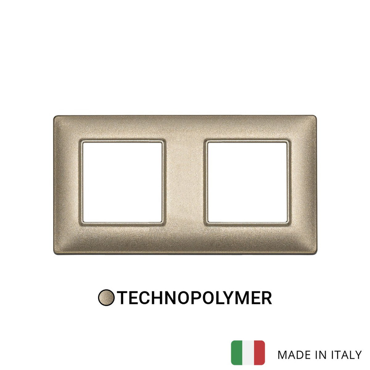 Vimar Plana Plate 4M Technopolymer Bronze