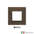 Vimar Eikon Evo Plate 2M Wood Wenge - Square