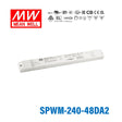 MEAN WELL SPWM-240-48DA2 240W 48V CV LED Driver 5A