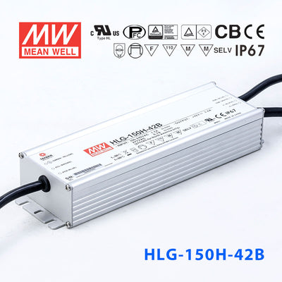 Mean Well HLG-150H-42AB Power Supply 150W 42V - Adjustable and Dimmable 3.6A
