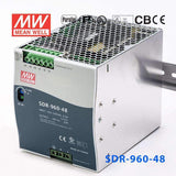 Mean Well SDR-960-48 Single Output Industrial Power Supply 960W 48V 20A - DIN Rail