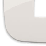 Vimar Arke Round Plate 1Mpan Technopolymer Ivory