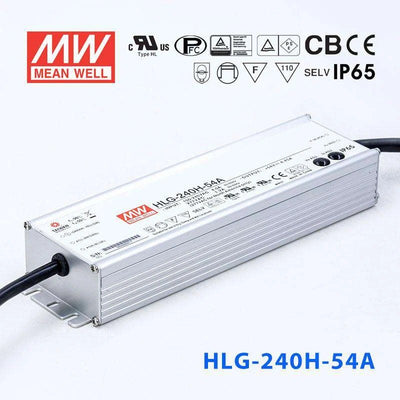 Mean Well HLG-240H-54A Power Supply 240W 54V - Adjustable 4.45A