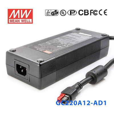 Mean Well GC220A12-AD1 Portable Chargers 183.6W 13.6V 13.5A - Green Adaptor
