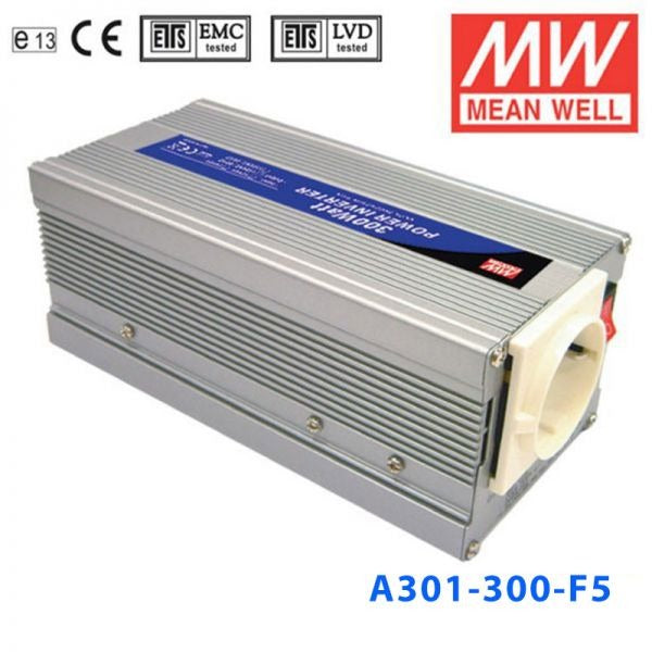 Mean Well A301-300-F5 Modified sine wave 300W 230V  - DC-AC Inverter