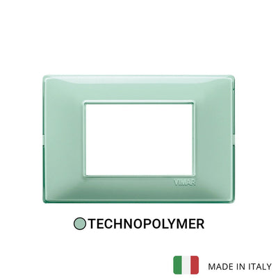 Vimar Plana Plate 3M Reflex Green Mint