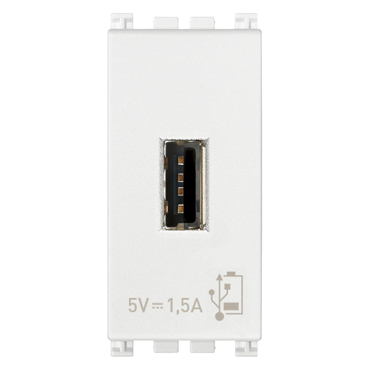 Vimar Arke USB Supply Unit 5V 1.5A 1M White