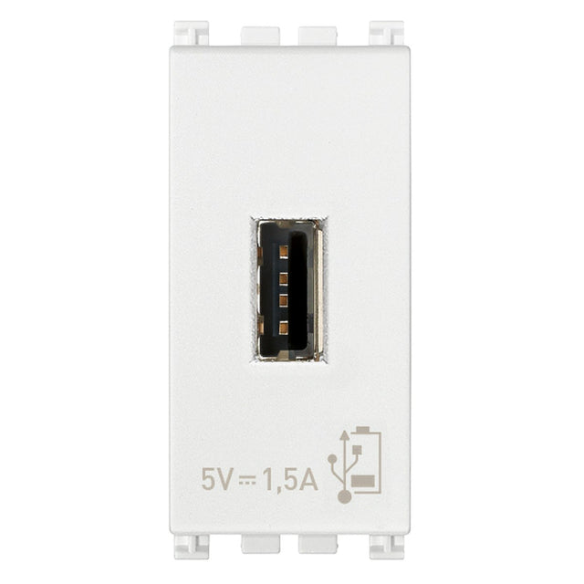 Vimar Arke USB Supply Unit 5V 1.5A 1M White