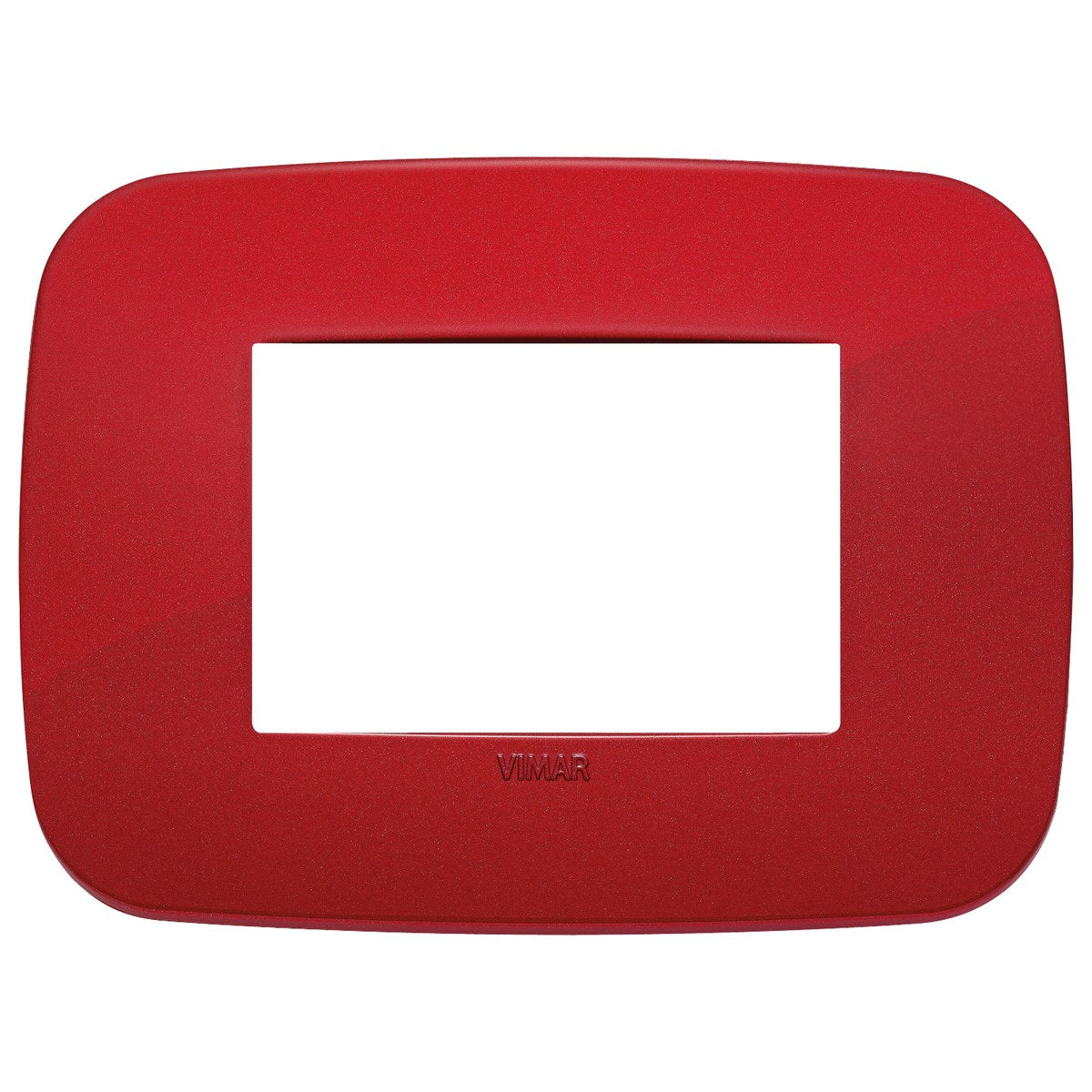 Vimar Arke Round Plate 3M Technopolymer Red