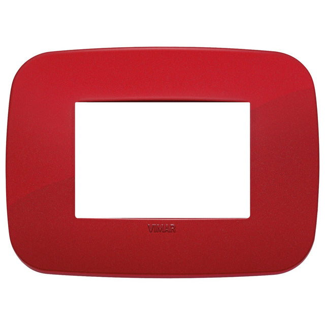 Vimar Arke Round Plate 3M Technopolymer Red