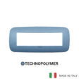 Vimar Arke Round Plate 7M Technopolymer Blue