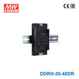 Mean Well DDRH-30-48DR Ultra Wide Input DC-DC Converter, 30W 48V, Din Rail Type 625mA