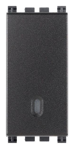 Vimar Arke 1P NO 10A Single Push Button Grey