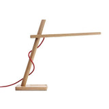 Pablo Table Clamp Mini Oak / Red Wire - PHOTO 1