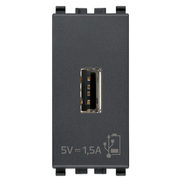 Vimar Eikon USB Supply Unit 5V 1.5A 1M Grey