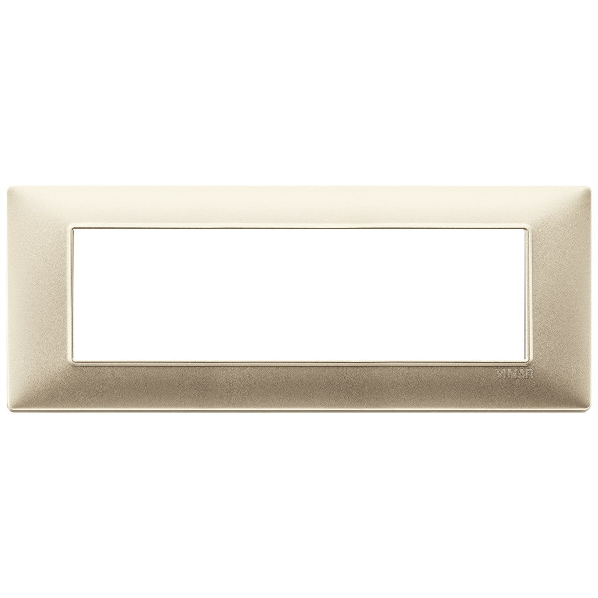 Vimar Plana Plate 7M Technopolymer Matt Champagne