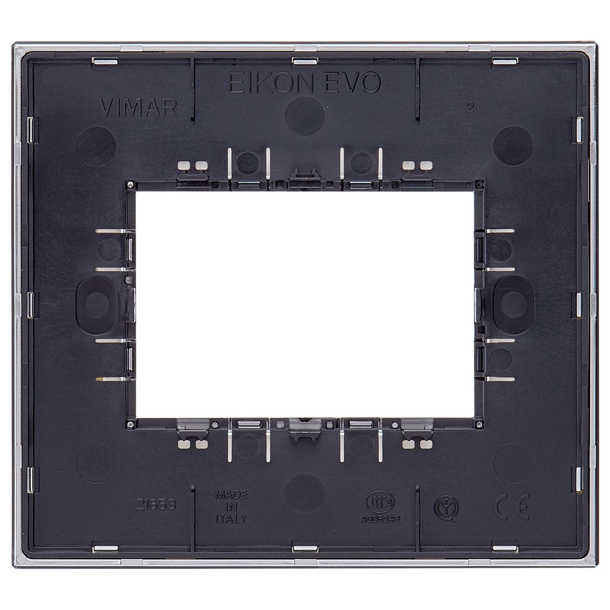 Vimar Eikon Evo Plate 3M Crystal White Diamond - PHOTO 2