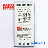 Mean Well MDR-40-5 Single Output Industrial Power Supply 40W 5V 6A - DIN Rail - PHOTO 2