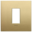 Vimar Arke Classic Plate 1M Metal Brushed Brass
