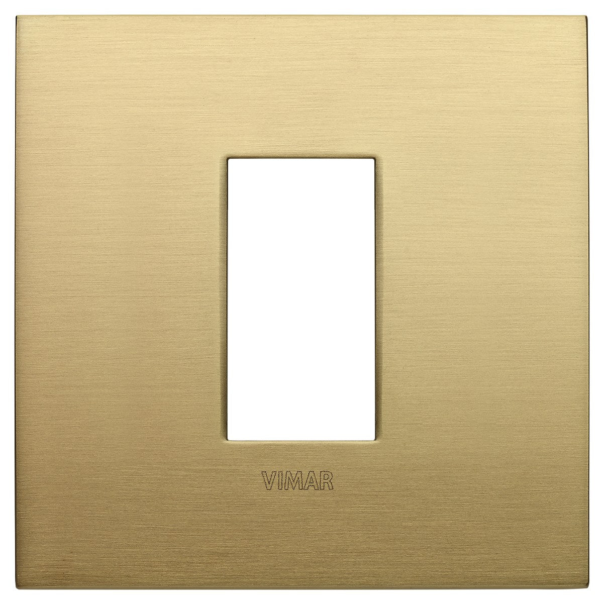 Vimar Arke Classic Plate 1M Metal Brushed Brass