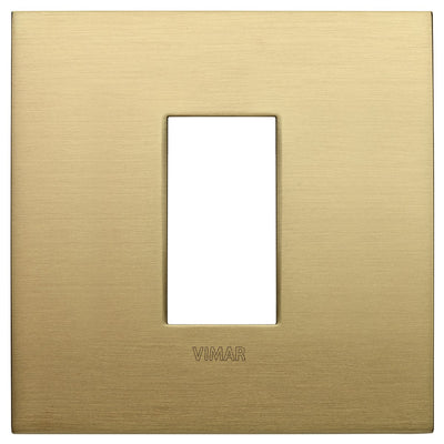 Vimar Arke Classic Plate 1M Metal Brushed Brass