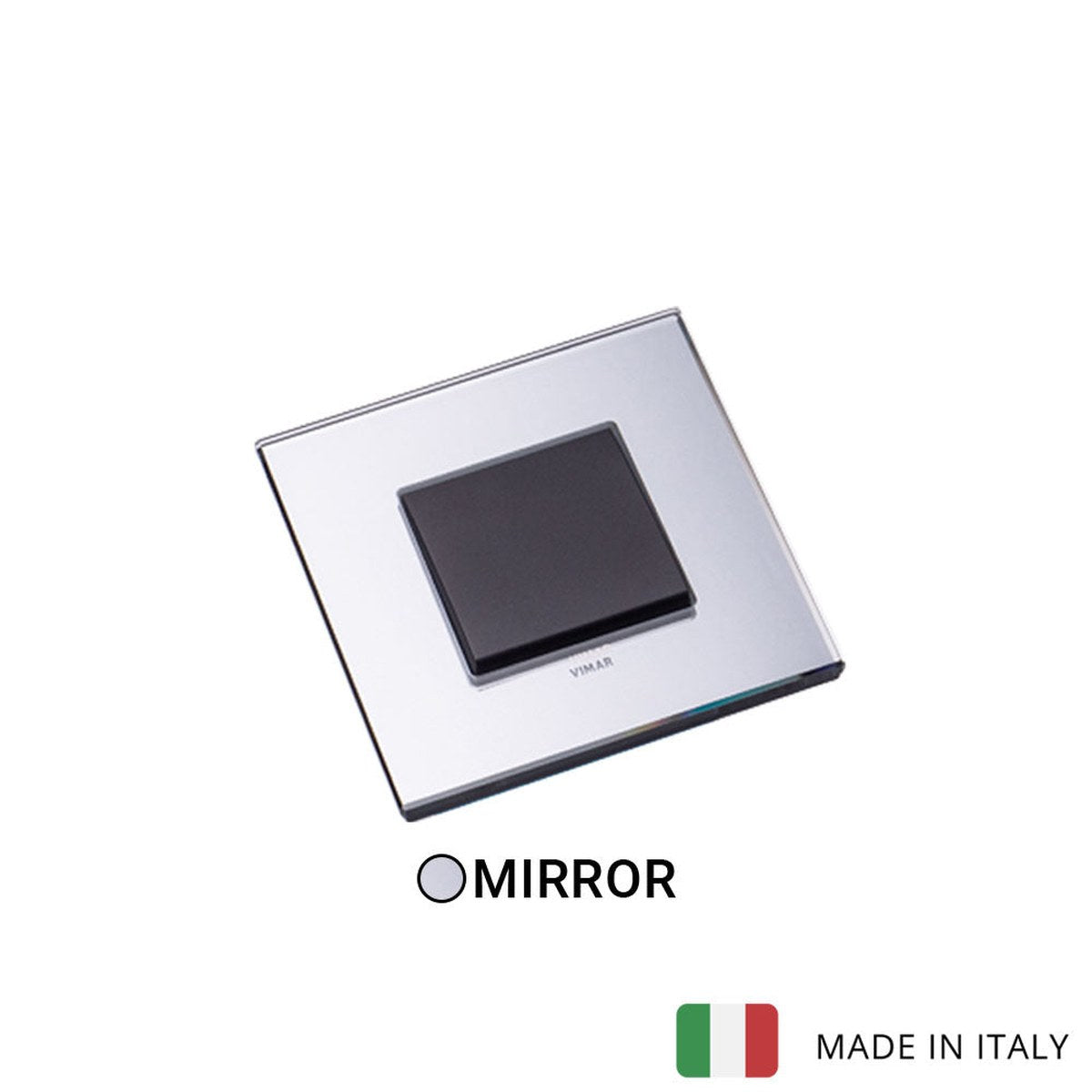 Vimar Eikon Glass 1 Gang Switch - Ice Silver - 16A - PHOTO 3