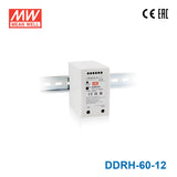 Mean Well DDRH-60-12 Ultra Wide Input DC-DC Converter, 60W 12V 5A