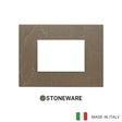 Vimar Eikon Exe Plate 3M Marbl Stone Ware Coffee Brown