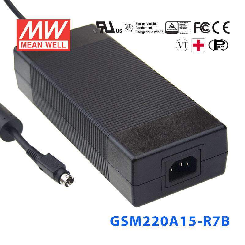 Mean Well GSM220A15-R7BPower Supply 201W 15V 13.4A