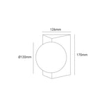 Archilight Alabaster-Stone Orbi Sphere Wall Light - PHOTO 1