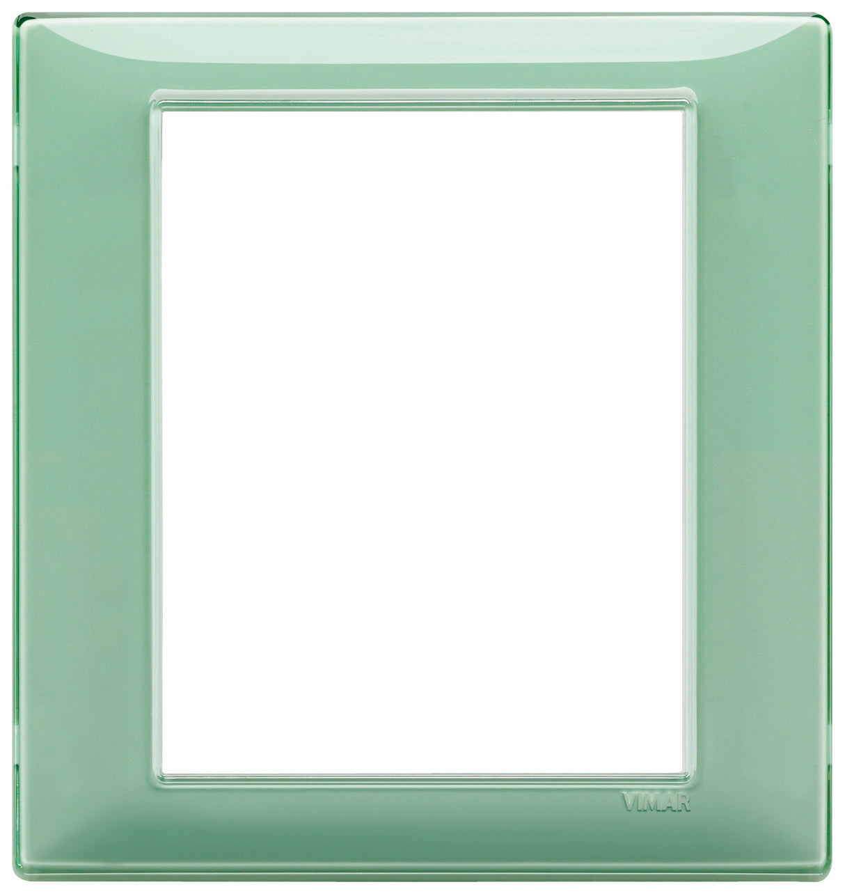 Vimar Plana Plate 8M Technopolymer Reflex Mint