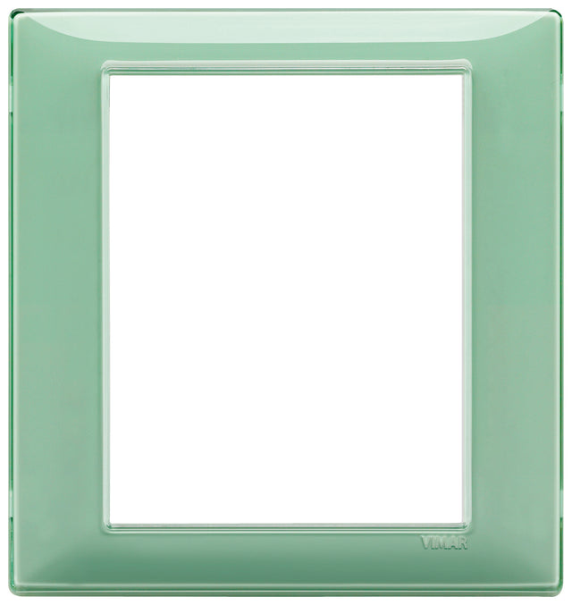 Vimar Plana Plate 8M Technopolymer Reflex Mint